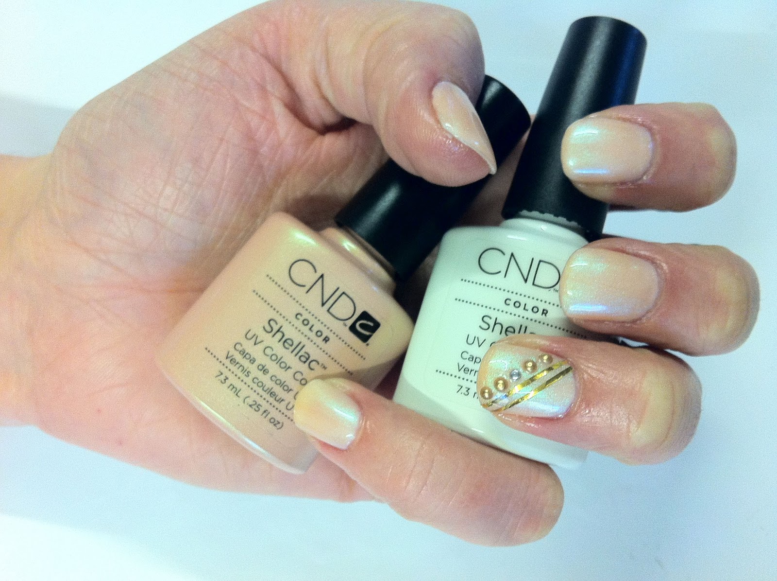 Brush up and Polish up!: CND Shellac Nail Art - Shellac Layering 